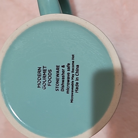 Set of 2 Life is Sweet Mugs Light Blue - Picture 4 of 6